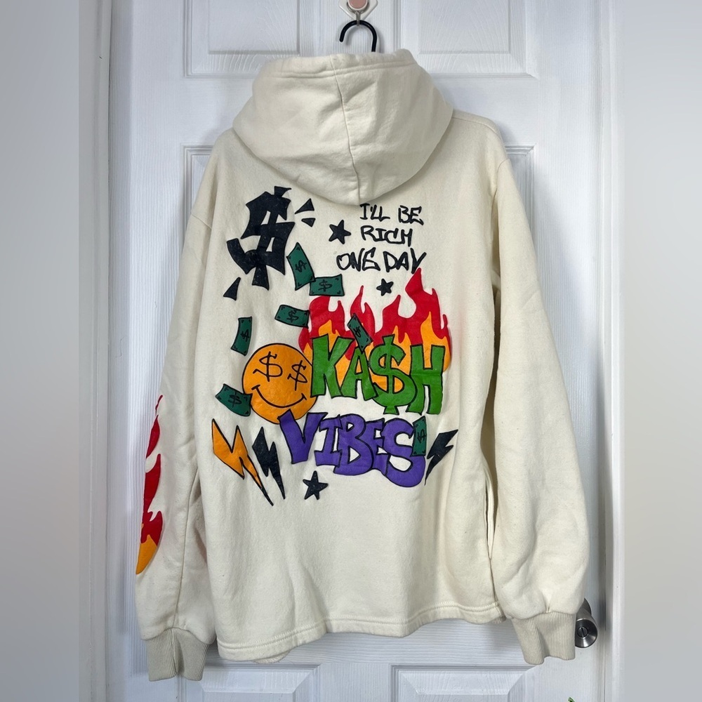 Rich Vipes Apparel Graphic Hoodie Colorful Design XL - Picture 2 of 6